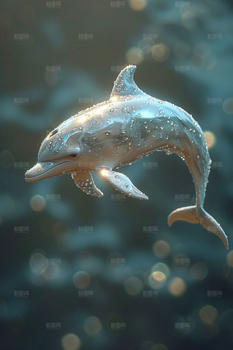 海豚动物保护动物素材