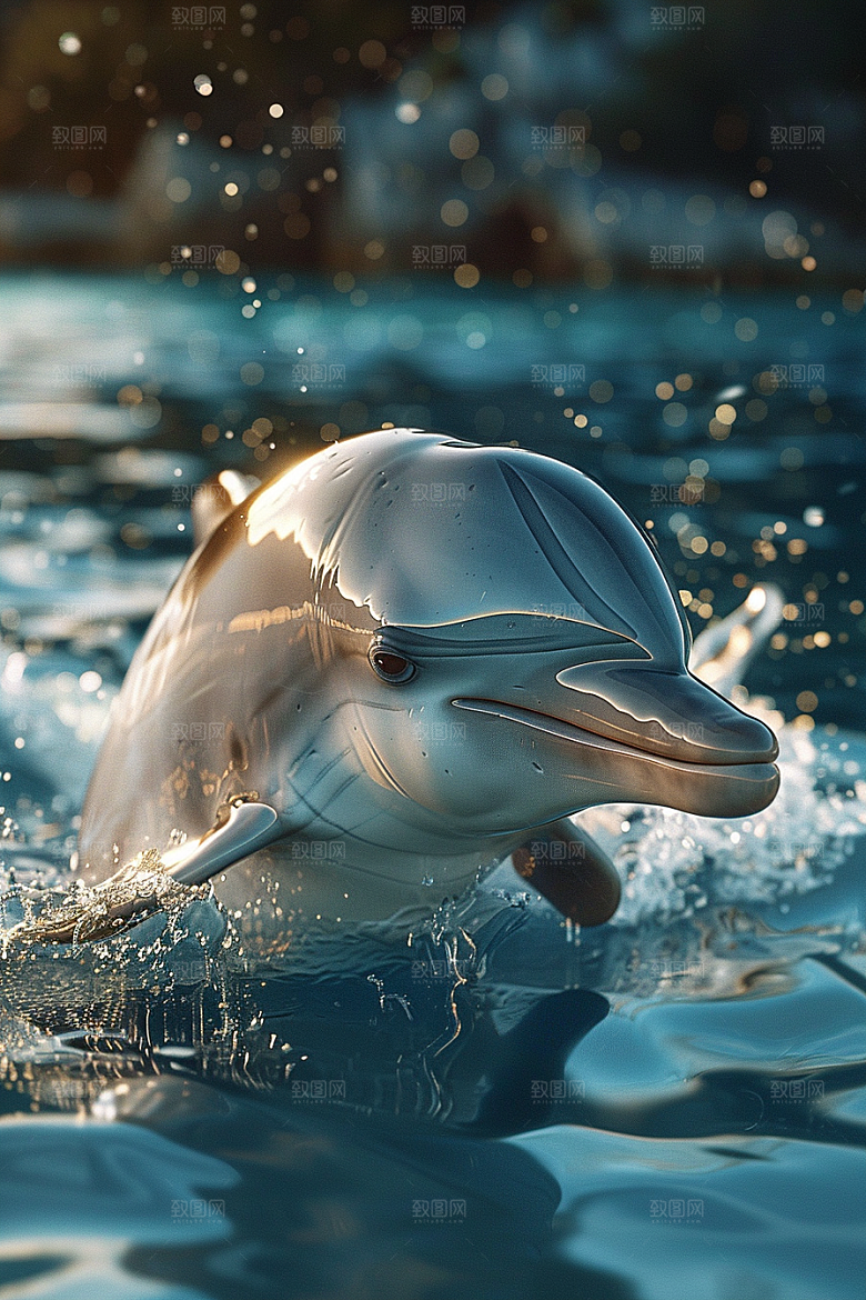 海豚环保海洋生物素材