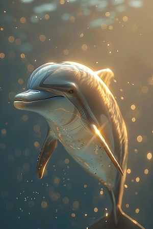 海豚海洋生物哺乳动物素材