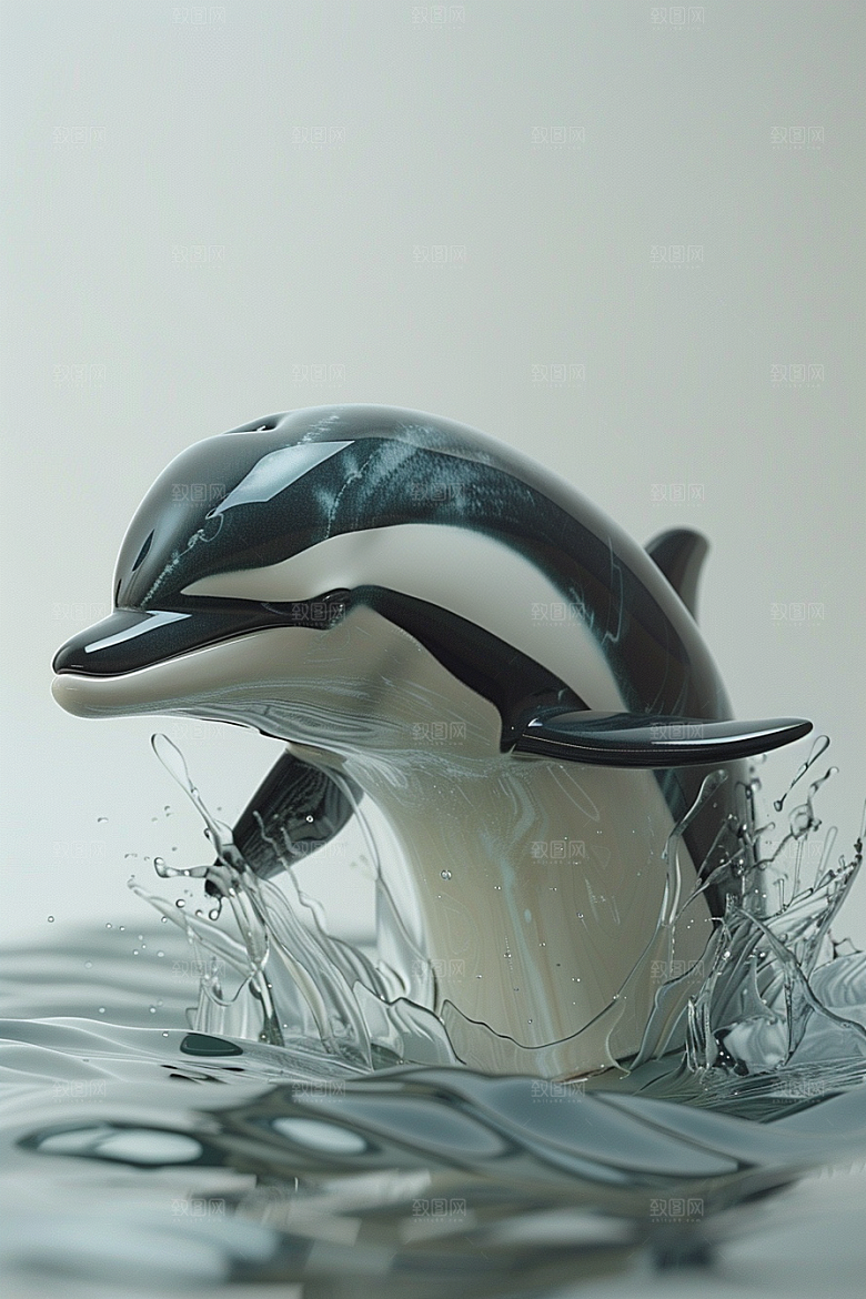海豚大海生灵动物素材