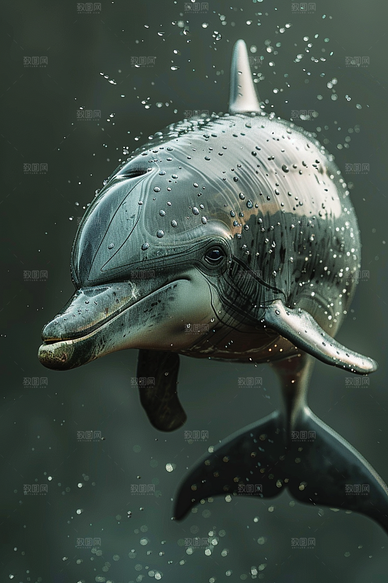 海豚游泳高清素材