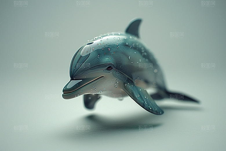海豚大海生灵保护动物素材