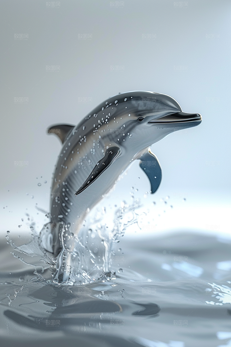 海豚高清大海生灵素材