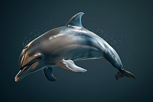 海豚保护动物海洋生物素材