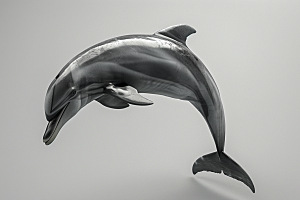 海豚动物游泳素材