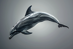 海豚游泳环保素材