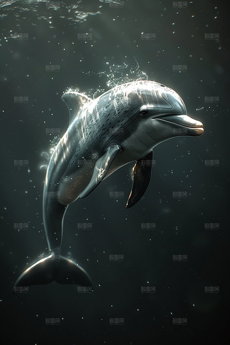 海豚海洋生物动物素材