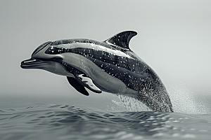 海豚动物保护动物素材