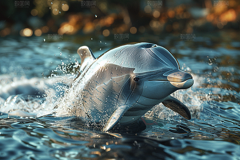 海豚环保动物素材