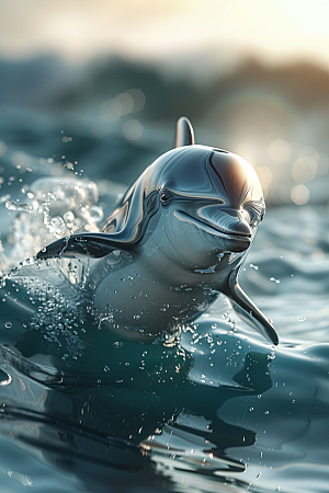 海豚海洋生物动物素材