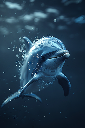 海豚高清保护动物素材