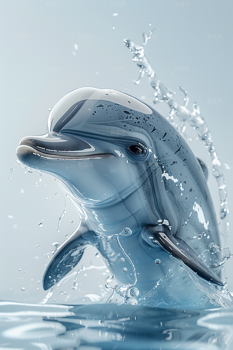 海豚海洋生物动物素材