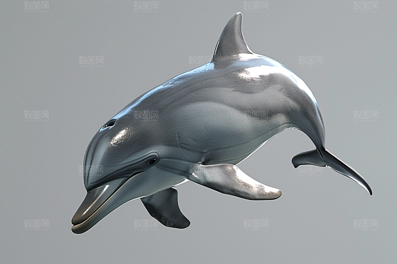 海豚环保海洋生物素材