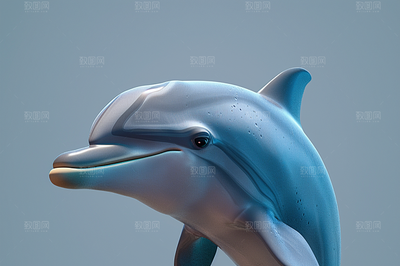 海豚保护动物海洋生物素材
