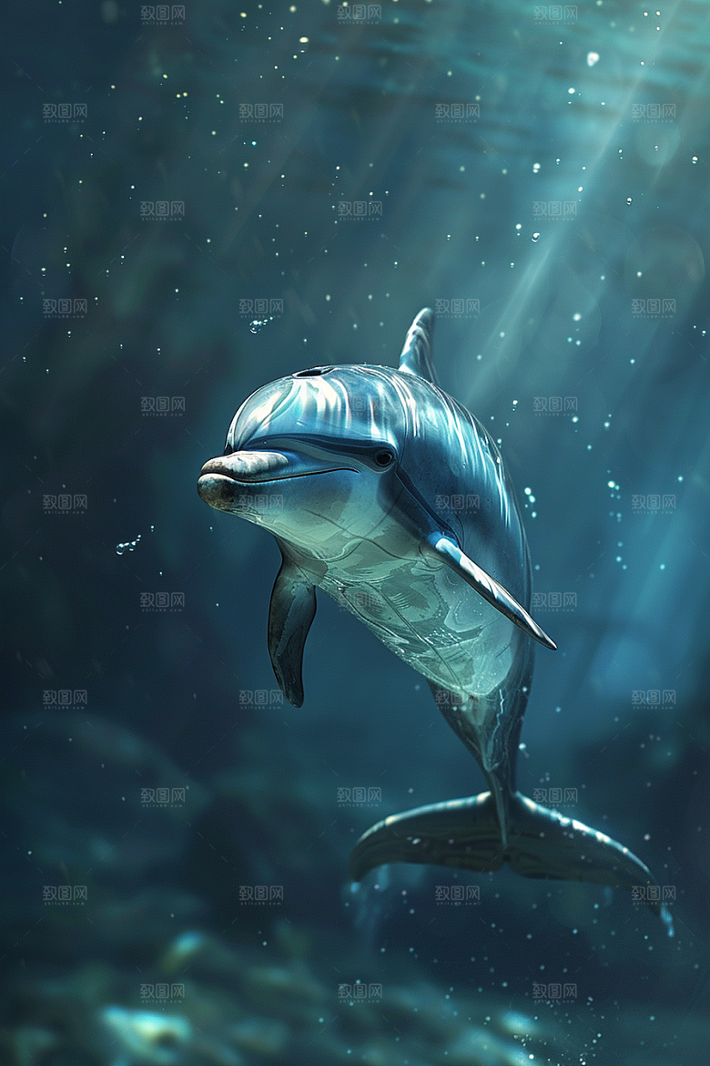 海豚大海生灵高清素材
