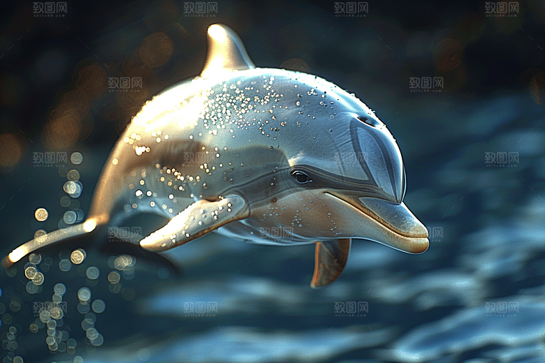 海豚环保海洋生物素材
