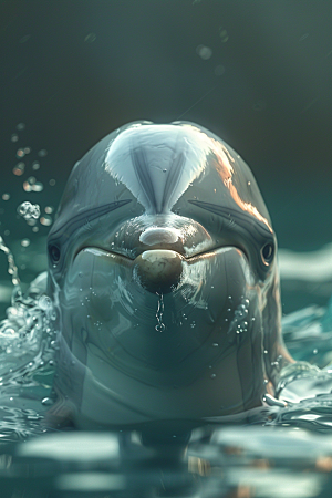 海豚海洋生物大海生灵素材