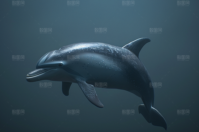 海豚大海生灵保护动物素材