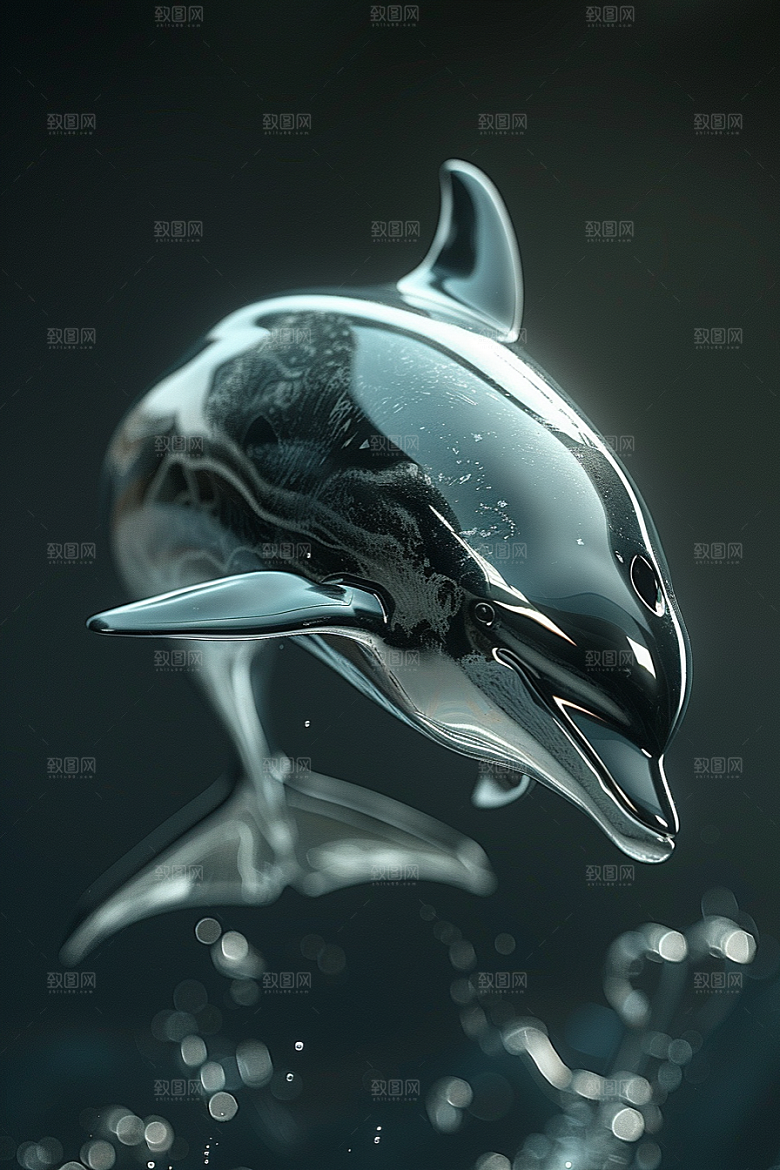 海豚保护动物海洋生物素材