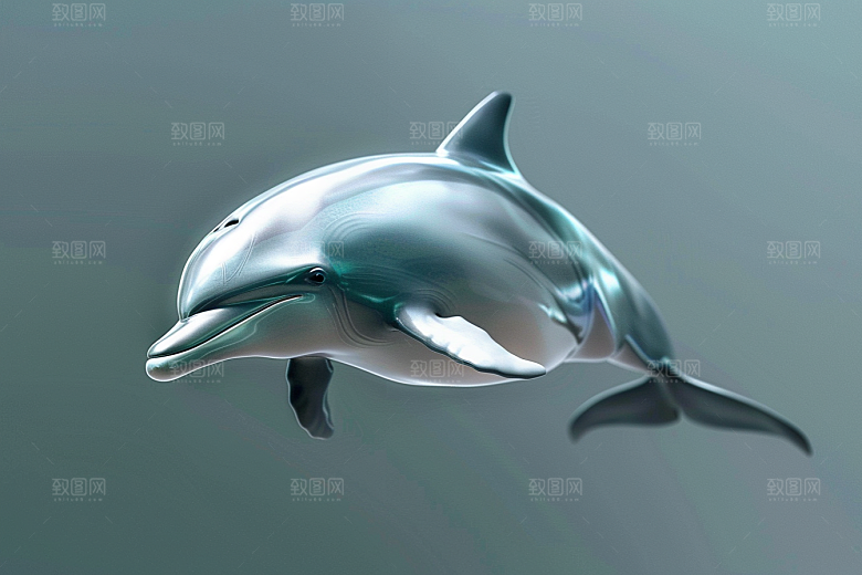 海豚保护动物高清素材