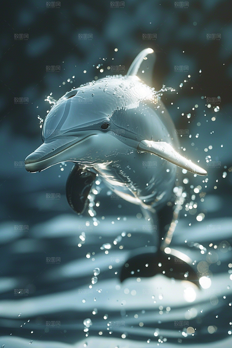 海豚大海生灵环保素材