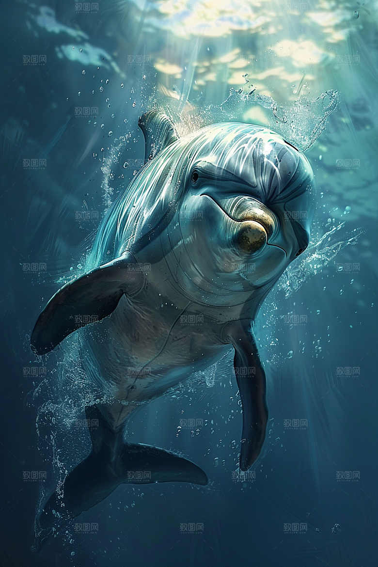 海豚高清海洋生物素材