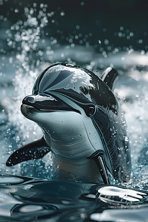 海豚环保海洋生物素材