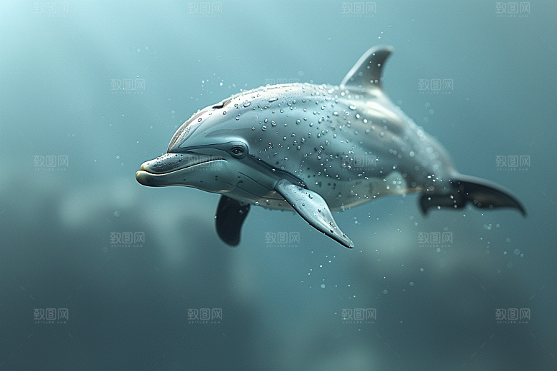 海豚大海生灵海洋生物素材