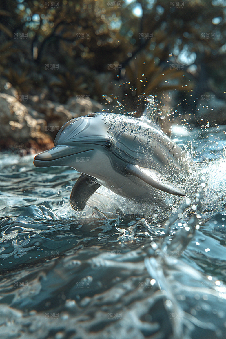 海豚高清海洋生物素材