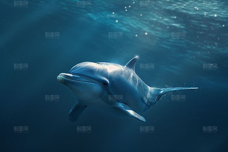 海豚大海生灵高清素材