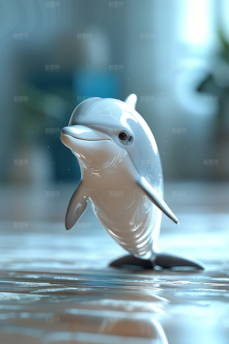 海豚保护动物海洋生物素材