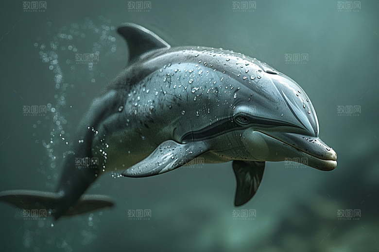 海豚动物大海生灵素材