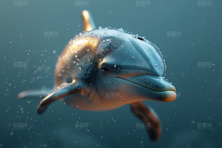 海豚环保动物素材