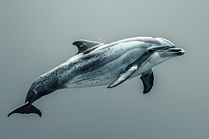 海豚环保保护动物素材