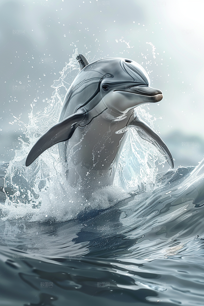 海豚环保海洋生物素材