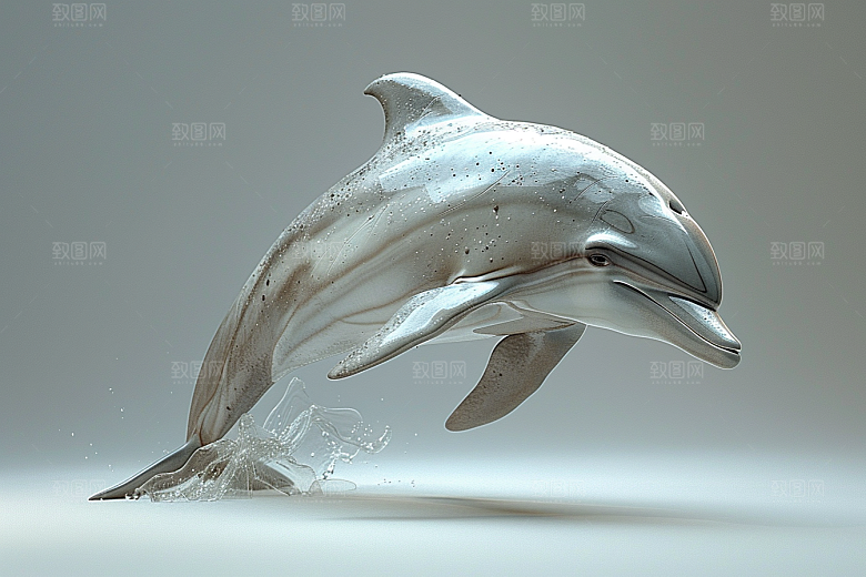 海豚游泳高清素材