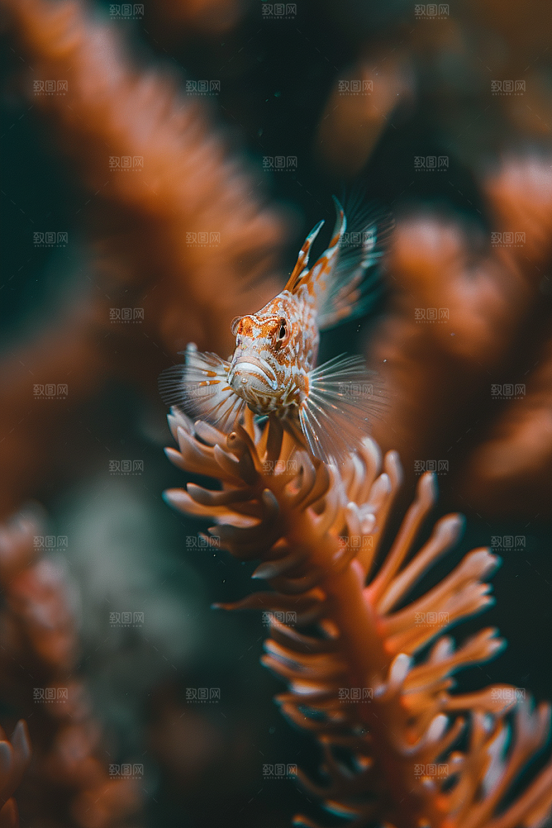 海洋鱼类自然鱼类摄影图