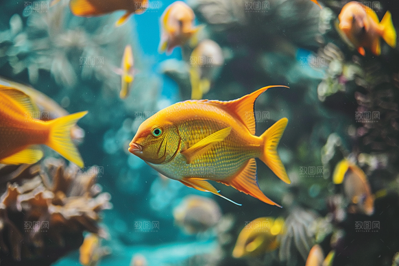 海洋鱼类热带鱼海鱼摄影图