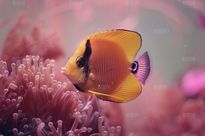海洋鱼类大海海底世界摄影图
