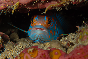 海洋鱼类缤纷海底世界摄影图