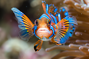 海洋鱼类高清海水摄影图