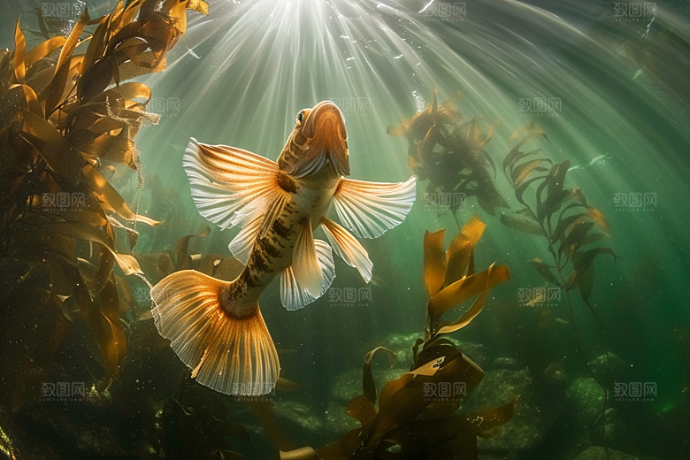 海洋鱼类海鱼海水摄影图
