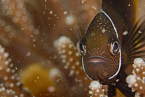 海洋鱼类海底世界浮潜摄影图