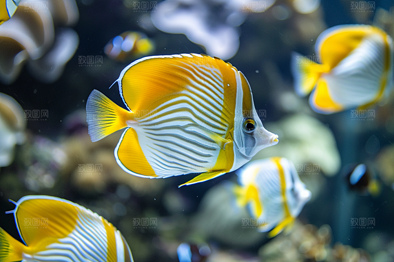 海洋鱼类海鱼环保摄影图