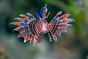 海洋鱼类彩色缤纷摄影图