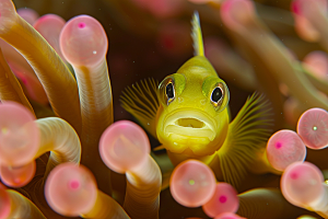 海洋鱼类珊瑚礁海鱼摄影图