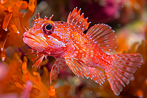 海洋鱼类自然海底世界摄影图