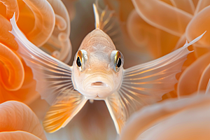 海洋鱼类浮潜海底世界摄影图