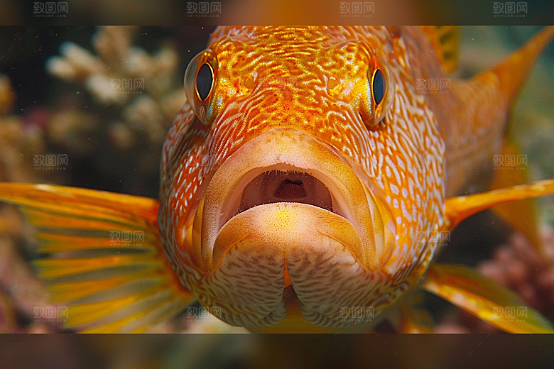 海洋鱼类海底世界自然摄影图