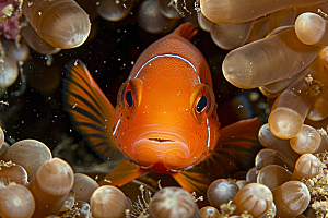海洋鱼类海鱼珊瑚礁摄影图